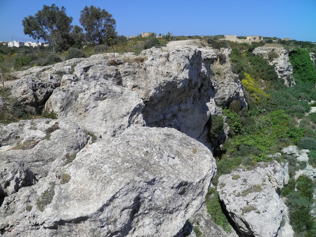 Calypso Cave in Xagħra, Gozo: the cave of Calypso and Odysseus in Maltese tradition. Photo by Carole Raddato.
