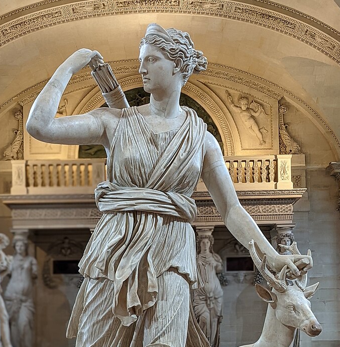 Diana of Versailles, a 2nd-century Roman statue.
